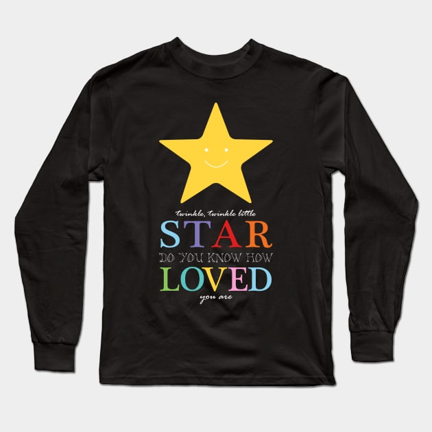 Twinkle little star Long Sleeve T-Shirt by creativemonsoon